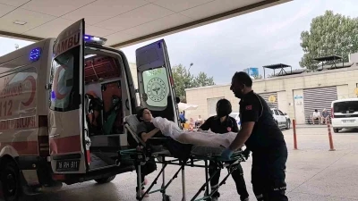 Üzerine sıcak su dökülen market çalışanı hastanelik oldu
