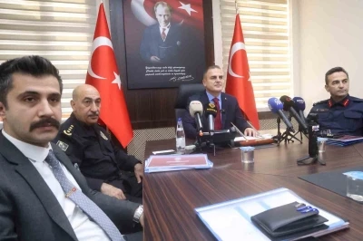 Vali Akbıyık 2025 yılı asayiş-g&uuml;venlik rakamlarını değerlendirdi

