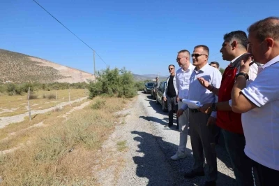 Vali Akbıyık Milas OSB bölgesinde incelemelerde bulundu
