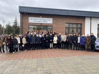 Vali Aksoy, basın mensuplarıyla vedalaştı