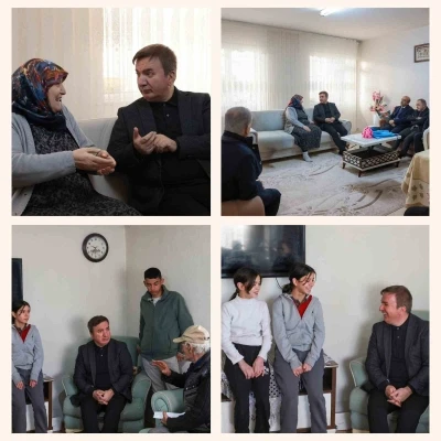 Vali Aydoğdu&rsquo;dan hane ziyaretleri
