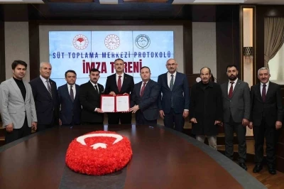 Vali Bozkurt: "S&uuml;t Toplama Merkezi Projemizle &uuml;reticimizin yanındayız"
