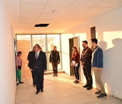 Vali Canbolat, Huzurevi ve Rehabilitasyon Merkezi inşaatında incelemelerde bulundu
