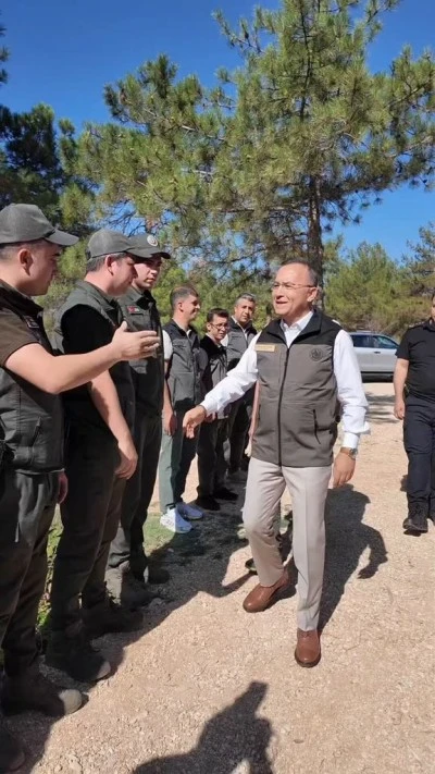 Vali Çeber’den Orman Yangınlarına Karşı İnceleme