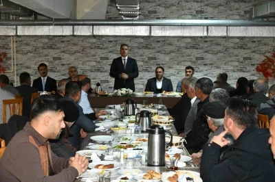 Vali Çiçek, muhtarlarla bir araya geldi
