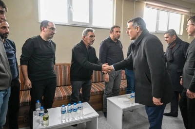 Vali &Ccedil;ift&ccedil;i&rsquo;den taziye ziyareti
