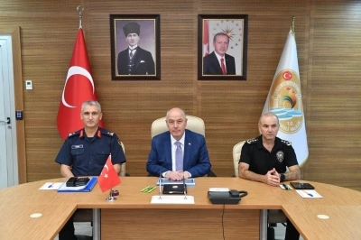 Vali Coşkun, Ağustos ayı asayiş verilerini paylaştı
