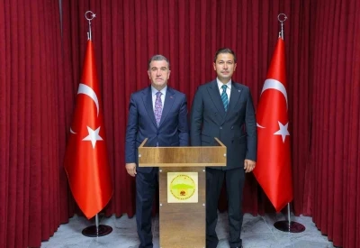 Vali Eldivan&rsquo;dan Kaymakam Yıldırım&rsquo;a hayırlı olsun ziyareti

