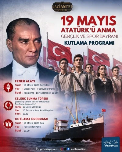 Vali Kemal &Ccedil;eber&rsquo;den 19 Mayıs Mesajı