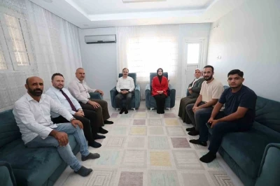 Vali Kızılkaya’dan şehit ailesine ziyaret
