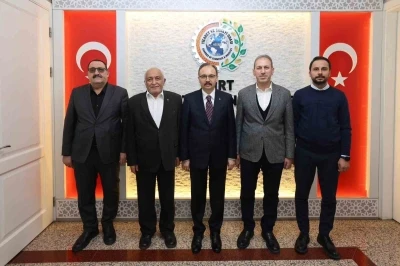 Vali Kızılkaya Siirt TSO başkan vekiliyle g&ouml;r&uuml;şt&uuml;
