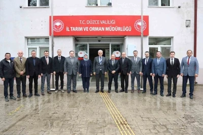 Vali Makas, "D&uuml;zce &uuml;lkemizin &ouml;nemli tarım şehirlerinden"
