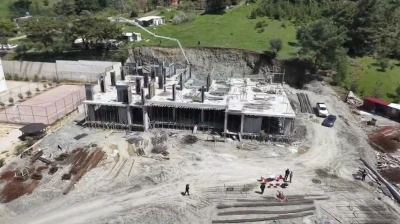 Vali Masatlı Belen&rsquo;de okul inşaatını inceledi
