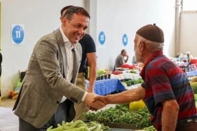 Vali Sözer, pazarcı esnafı ile bir araya geldi
