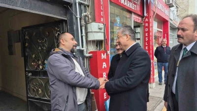 Vali Yılmaz&rsquo;dan esnaf ziyareti
