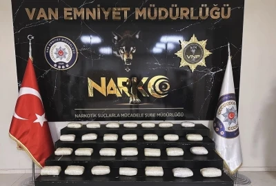 Van’da 28 kilo 640 gram metamfetamin ele geçirildi
