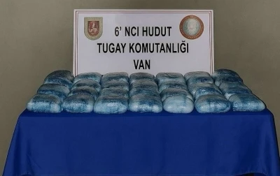 Van’da 31 kilo 120 gram uyuşturucu ele geçirildi
