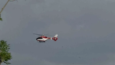 Van&rsquo;da 57 yaşındaki hasta i&ccedil;in helikopter ambulans havalandı
