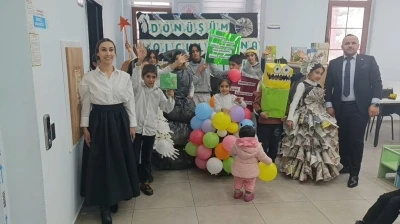 Van&rsquo;da atıklar sanata d&ouml;n&uuml;ş&uuml;yor
