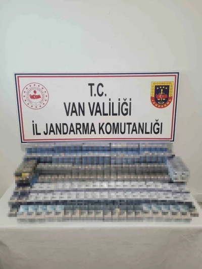 Van’da bin 314 paket kaçak sigara ele geçirildi
