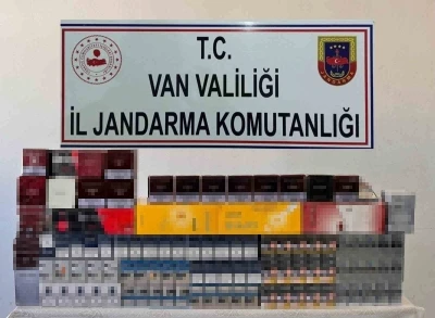 Van’da bin 856 paket kaçak sigara ele geçirildi
