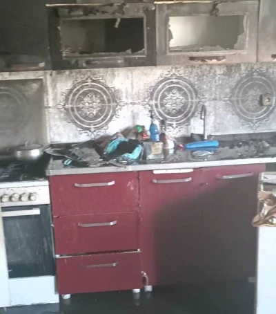 Van’da ev yangını
