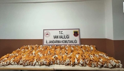 Van&rsquo;da g&uuml;mr&uuml;k ka&ccedil;ağı malzeme ele ge&ccedil;irildi
