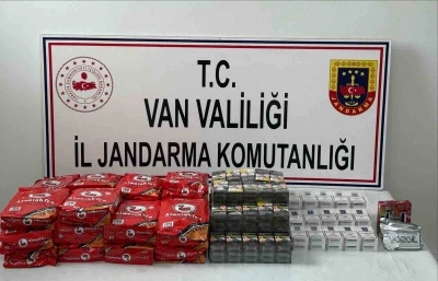 Van’da gümrük kaçağı malzemeler ele geçirildi
