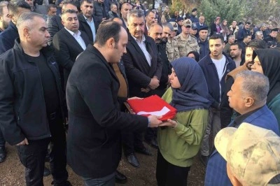 Vefat eden Arabanlı gazi son yolculuğuna uğurlandı