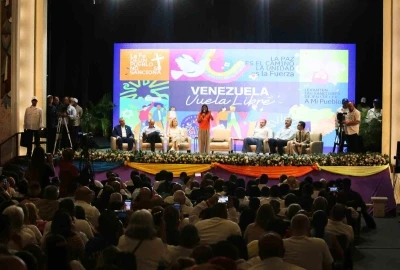 Venezuelalılar ABD yaptırımlarının kaldırılması i&ccedil;in y&uuml;r&uuml;y&uuml;ş başlattı
