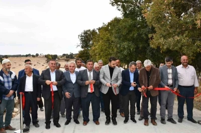 Vezirköprü’de yol açılışı
