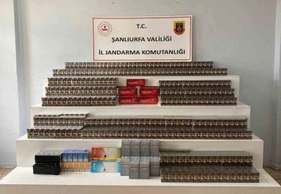 Viranşehir&rsquo;de 4 bin 900 paket ka&ccedil;ak sigara ele ge&ccedil;irildi
