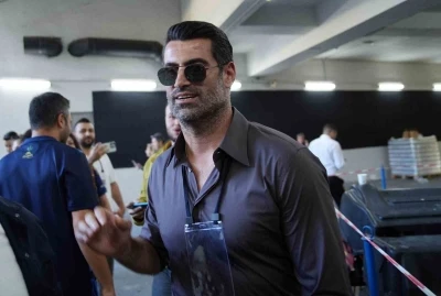 Volkan Demirel, başkanlık seçimi için stada geldi
