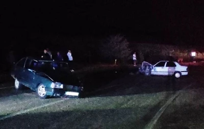 Yağışlı hava kazayı beraberinde getirdi: 2 yaralı
