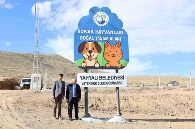Yahyalı Belediyesi sokak hayvanlarına modern yaşam alanı kazandırdı
