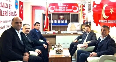 Yakutiye Belediye Başkanı Uçar, Kırmızı Et Üreticileri Birliği’ni ziyaret etti
