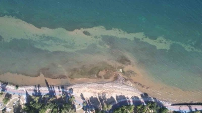 Yalova’da deniz suyu 5 metre çekildi
