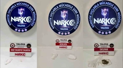 Yalova&rsquo;da uyuşturucu operasyonunda 2 tutuklama
