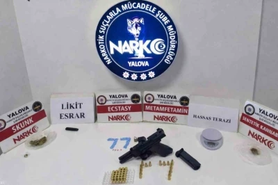 Yalova&rsquo;da uyuşturucu operasyonunda 4 tutuklama
