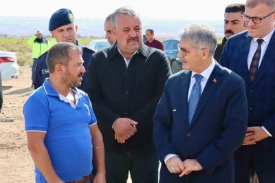 Yangında hayvanlarını kaybeden üreticiye 72 küçükbaş teslim edildi
