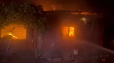 Yangından dönen itfaiye personeli kazada yaralandı
