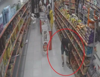 Yaptığıyla şaşırtan hırsız, 100 TL’lik enerji içeceği ve bisküvi çaldı: O anlar kamerada
