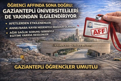 Yarım Kalan Eğitimler İ&ccedil;in &Ouml;ğrenci Affı G&uuml;ndemde. Gaziantepli &Uuml;niversitelileri de Yakından İlgilendiriyor