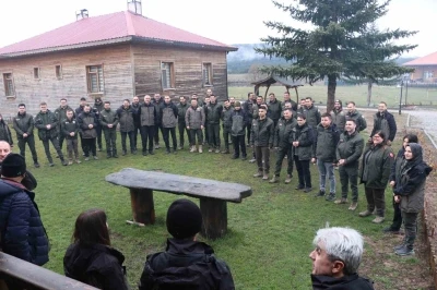 Yarışmada ter d&ouml;kt&uuml;ler

