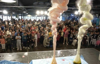 Yarıyıl tatilinde Bilim Merkezi&rsquo;nde eğlence dorukta
