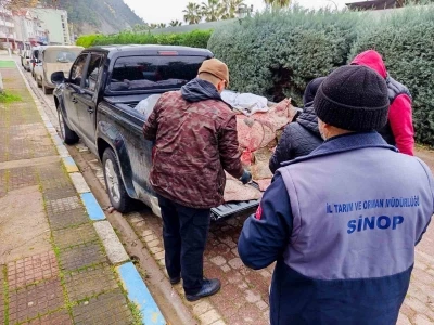 Yasa dışı avlanan kalkanlar, ihtiya&ccedil; sahiplerine &uuml;cretsiz dağıtıldı
