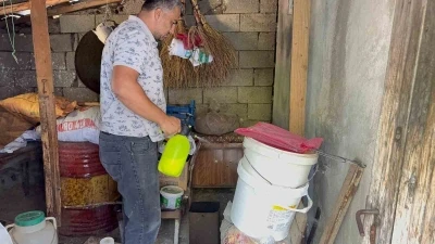 Yaşlı kadının yılan korkusuyla yardım çağrısında bulunduğu eve itfaiyeden müdahale
