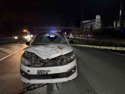 Yaya ge&ccedil;idine 20 metre mesafede kaza: 1 &ouml;l&uuml;

