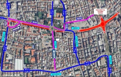 Yeni D&ouml;rtyol K&ouml;pr&uuml;l&uuml; Kavşağı Projesi&rsquo;nde &ccedil;alışmalar başlıyor
