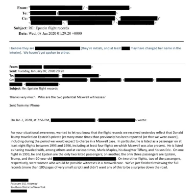 Yeni Epstein belgeleri yayınlandı: Trump, Epstein&rsquo;ın &ouml;zel jetinde defalarca u&ccedil;muş
